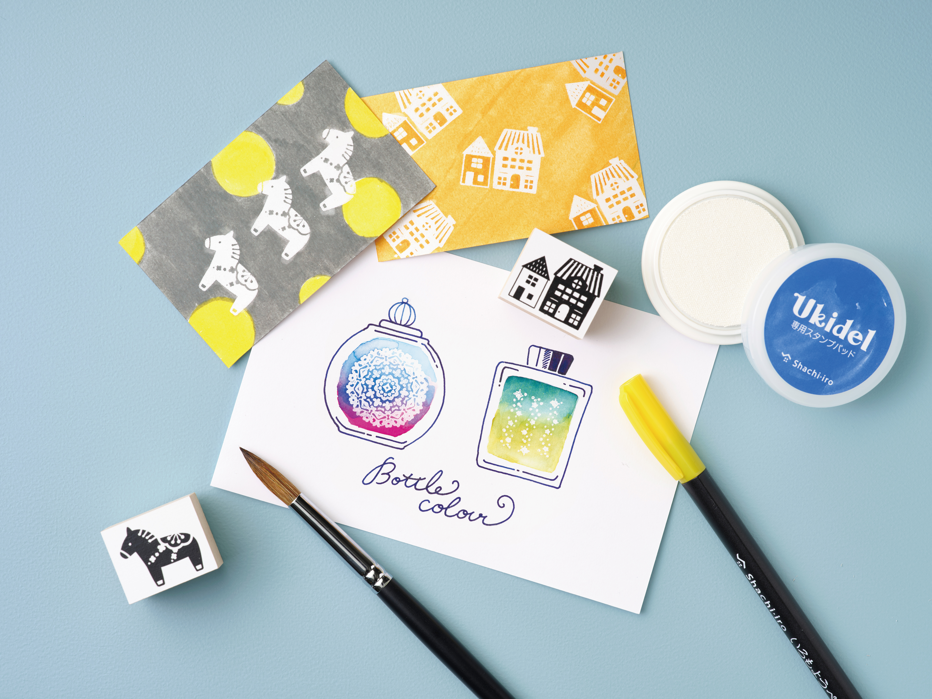 塗ると浮き出るスタンプパッド「Ukidel（ウキデル）」発売