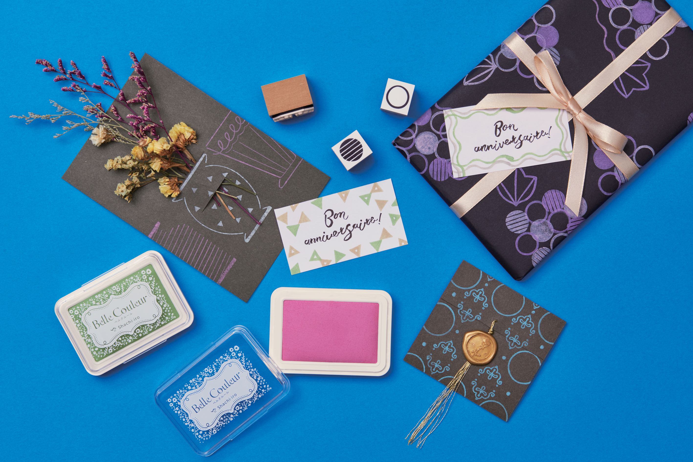 スモーキーなペールカラーのスタンプパッド「Belle Couleur（ベルク