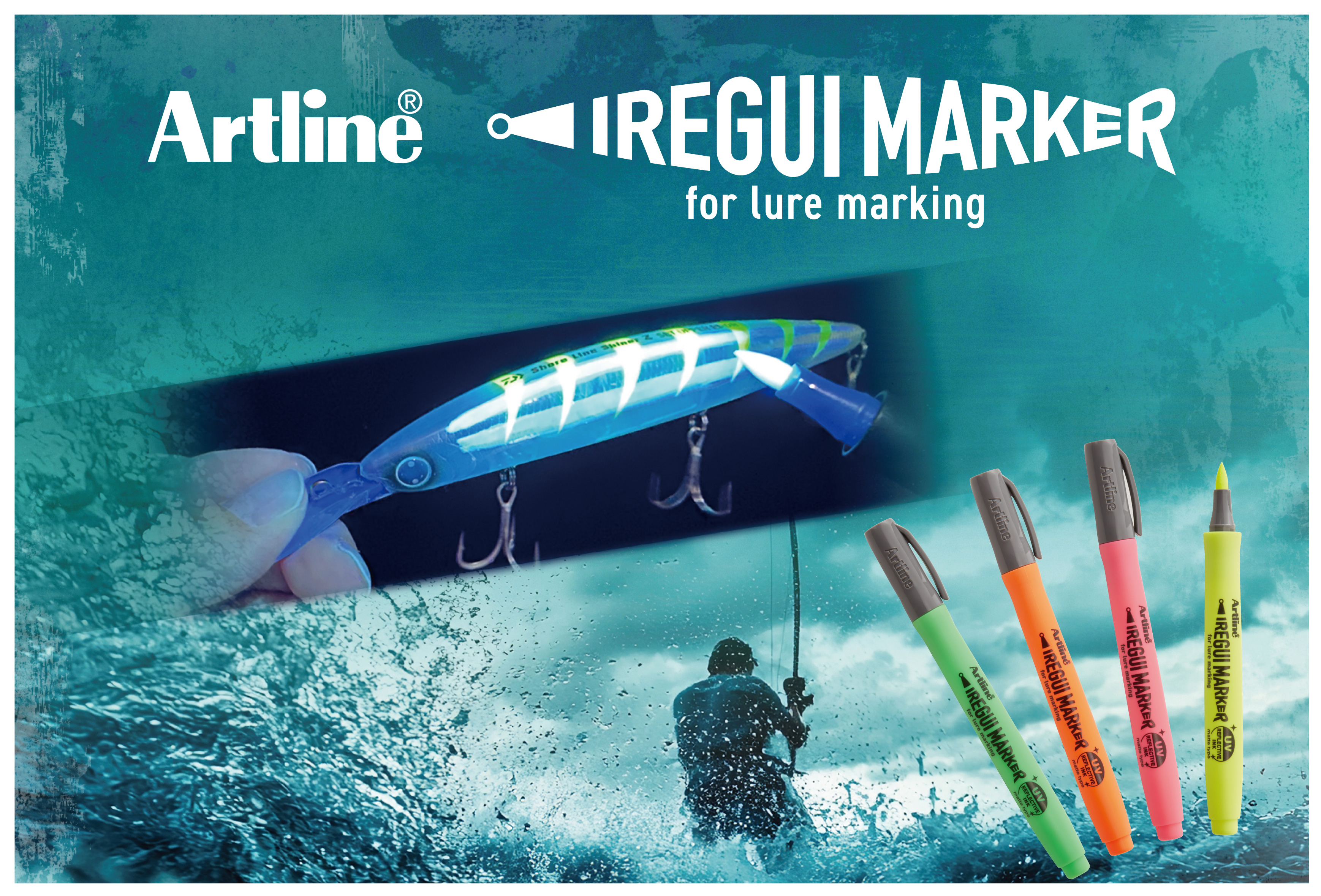 アートライン イレグイマーカー ケイムラマット色」新発売